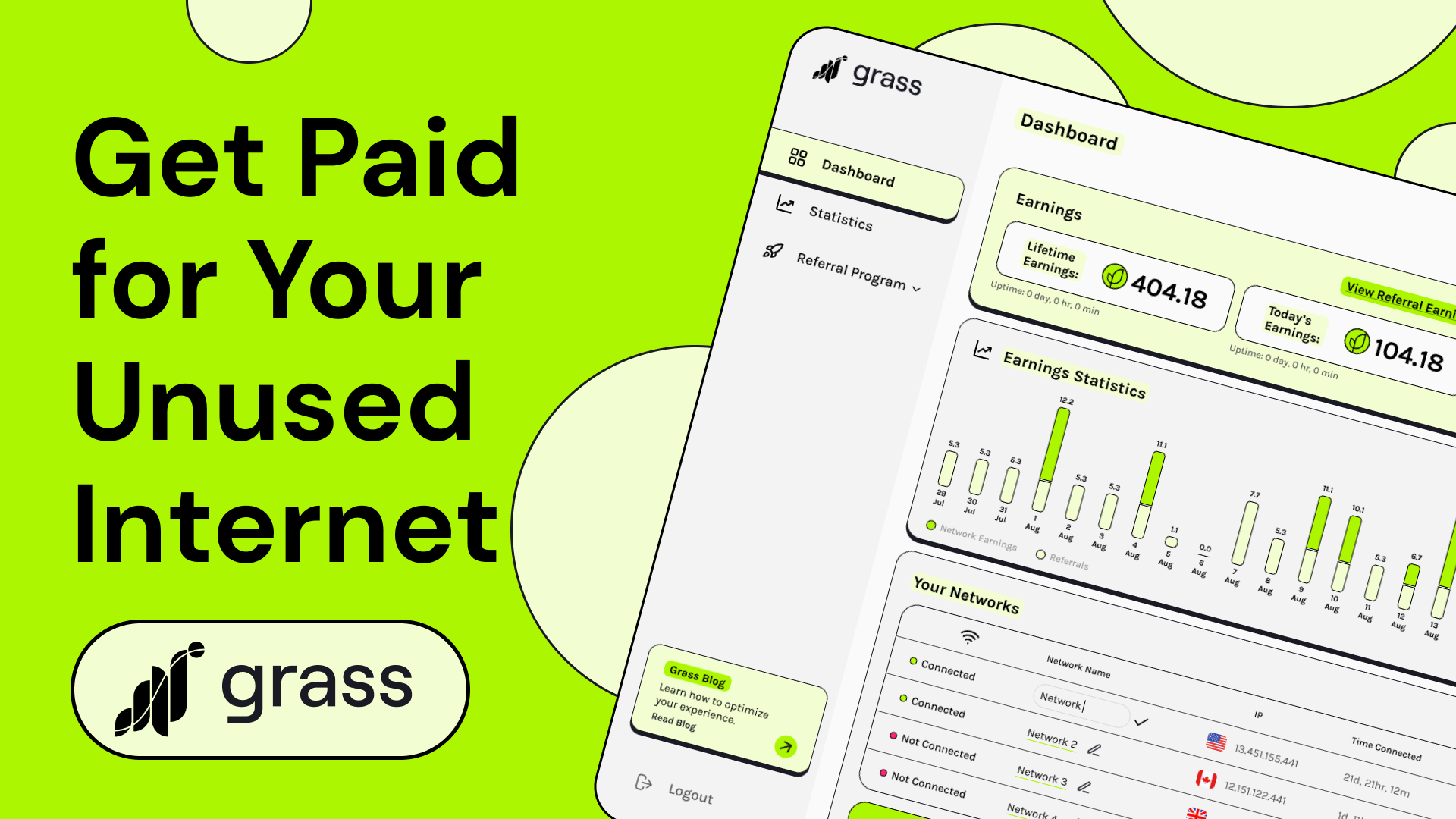 Grass: Track Your Rewards