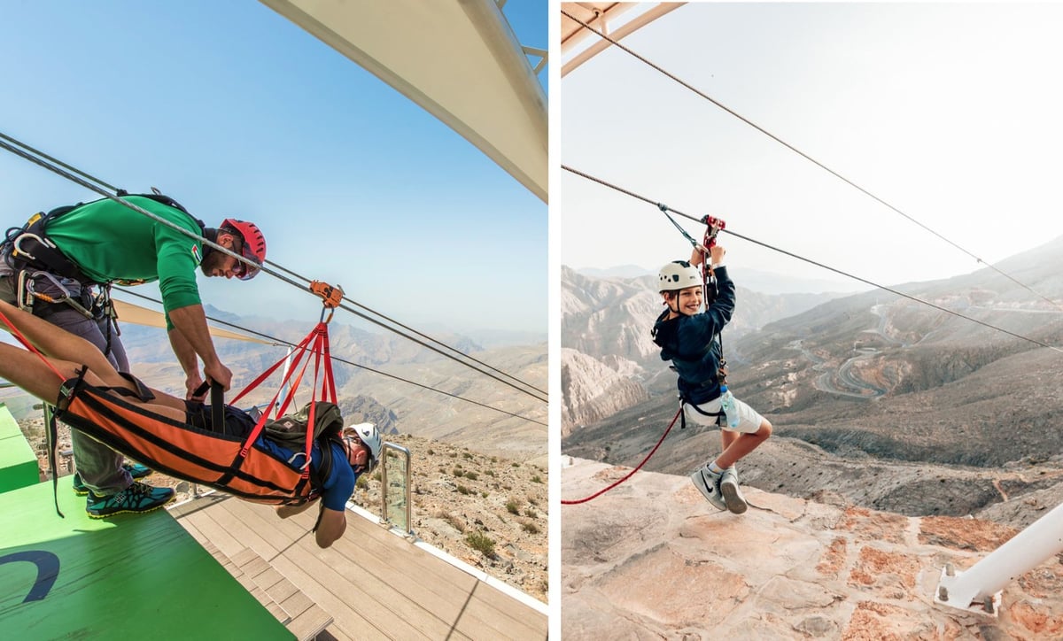 Jais Flight and Sky Tour Combo - Book RAK\'s Zipline Adventure