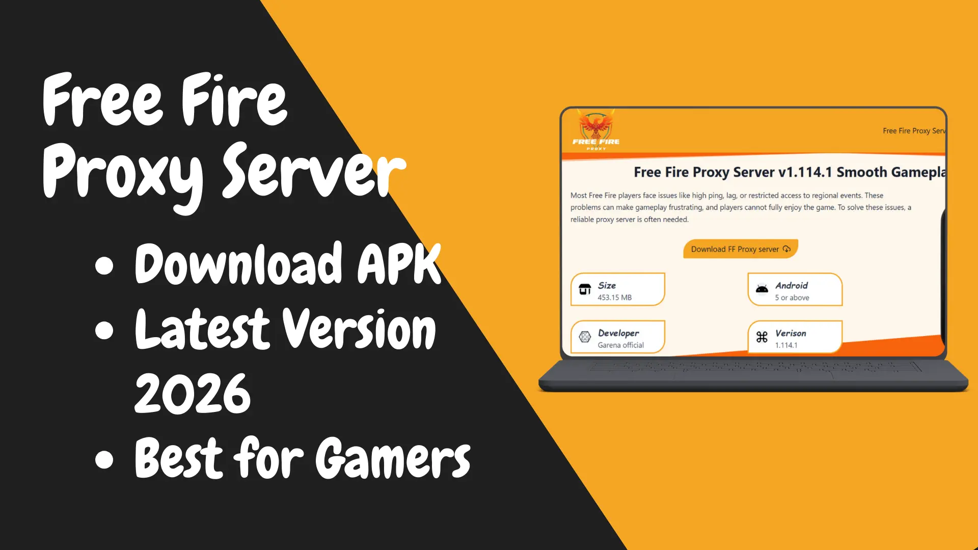 Free Fire Proxy Server v2.121.1 for Android Gaming